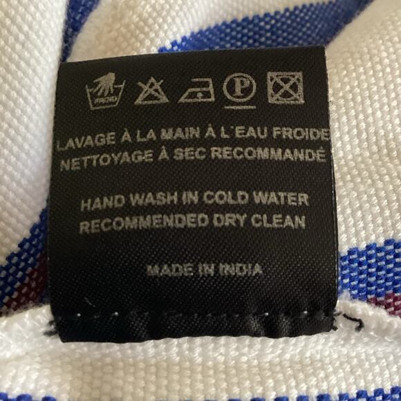 Etoile Isabel Marant Denzie Cotton Canvas Striped Poncho Mini Dress L - Picture 11 of 12